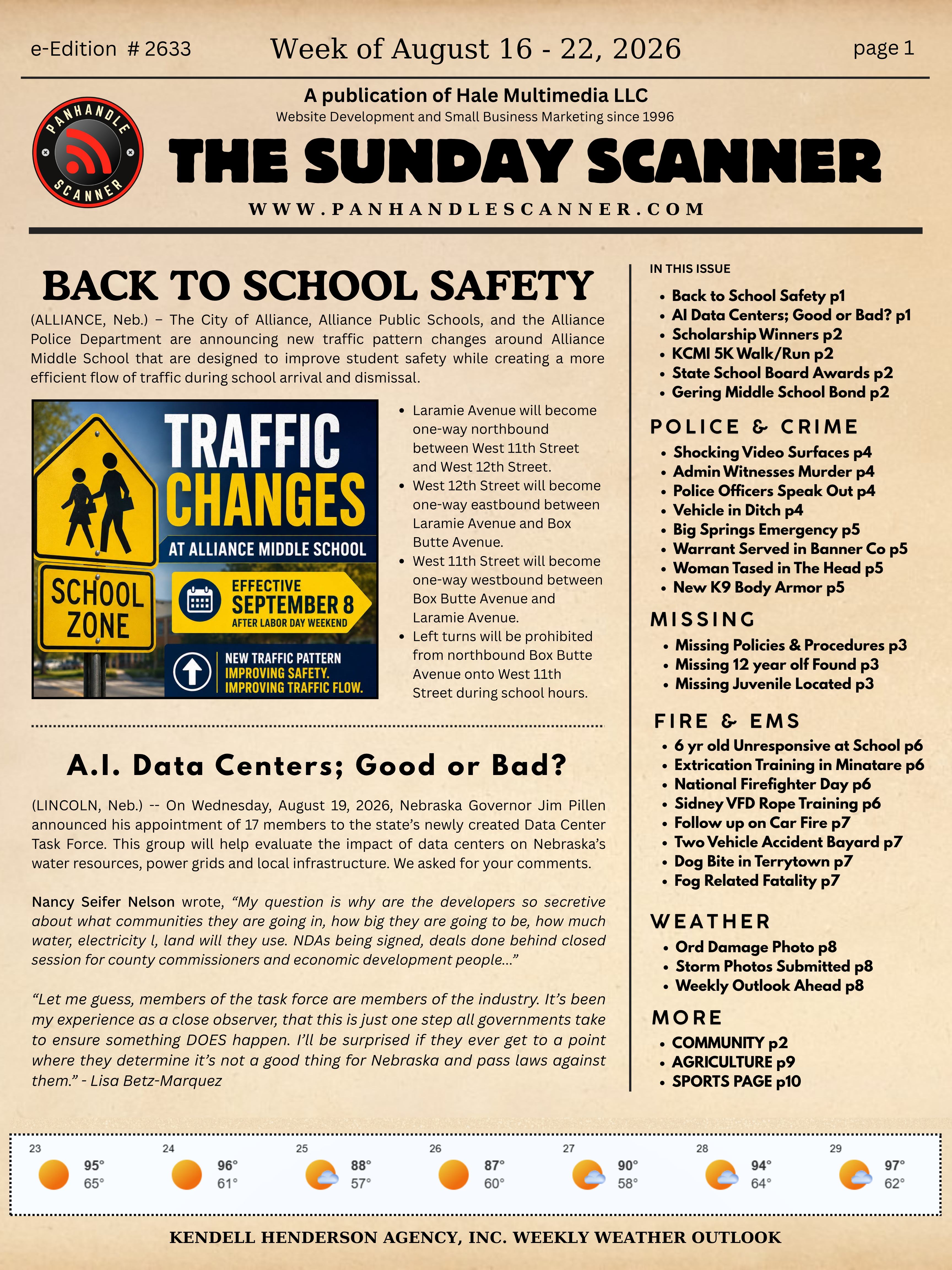 THE SUNDAY SCANNER