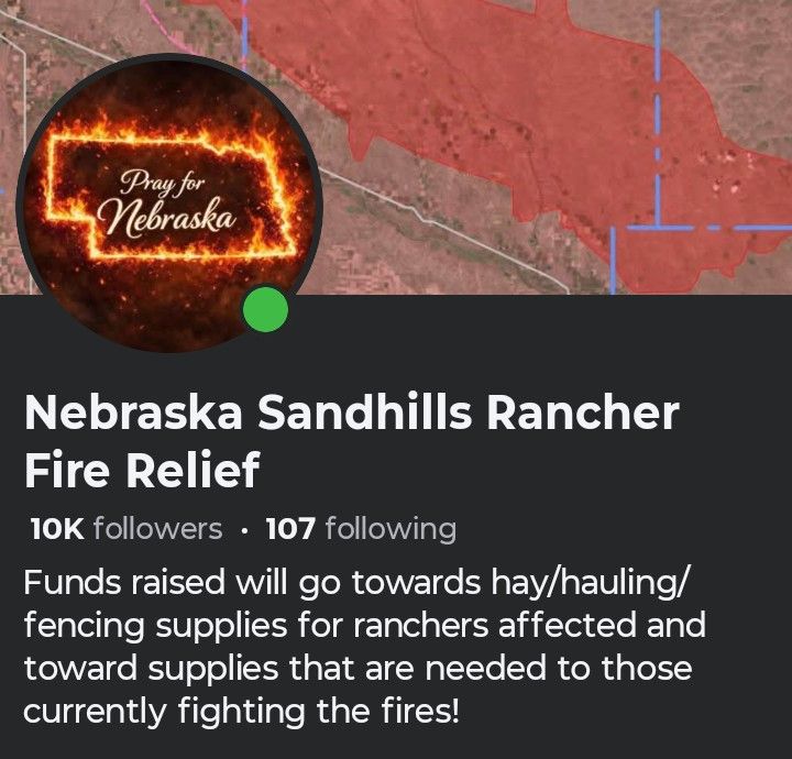 Nebraska Sandhills Rancher Fire Relief